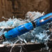 Caribbean Blue Swirl Pen